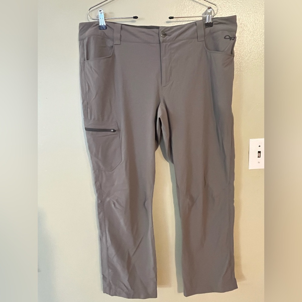 Outdoor Research Women’s Nylon  Cargo Pants in Gray Size 14